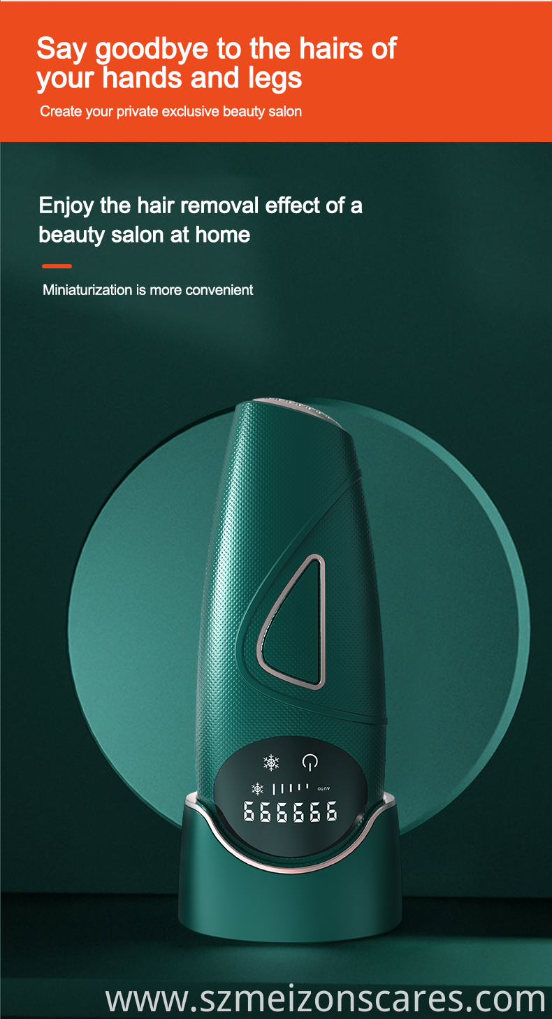 ice sense sliding hair removal device